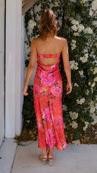 Rosalind - Chic Strapless Midi Dress Olivia The Label