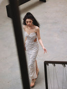 Seren - Pearl Sequin Midi Dress Olivia The Label