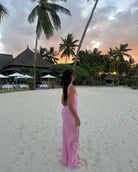 Mika - Round Neck Knitted Maxi Dress Olivia The Label