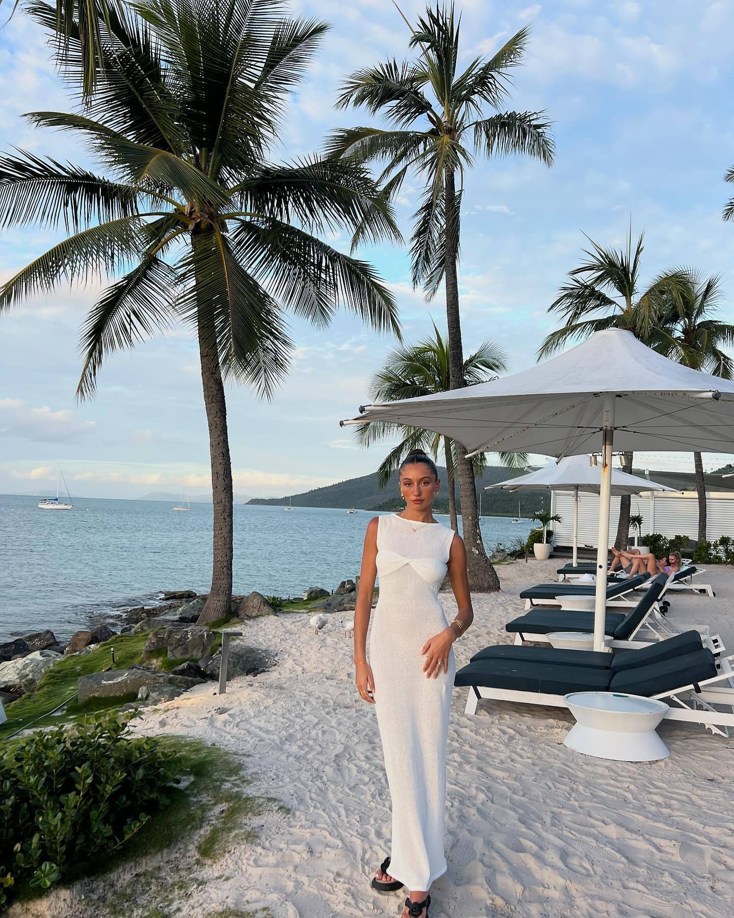 Mika - Round Neck Knitted Maxi Dress Olivia The Label