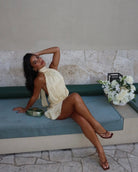 Charlotte - Halter Lace Mini Dress Olivia The Label