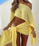 Kenzie - Lemon Sarong Set Olivia The Label