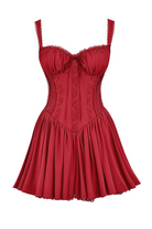 Eve - Sleeveless Mini Dress Olivia The Label Cherry Red XS