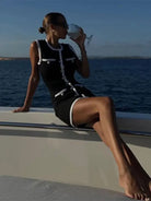 Leah - Sleeveless Mini Dress Olivia The Label