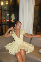 Gigi - Floral Mini Dress Olivia The Label