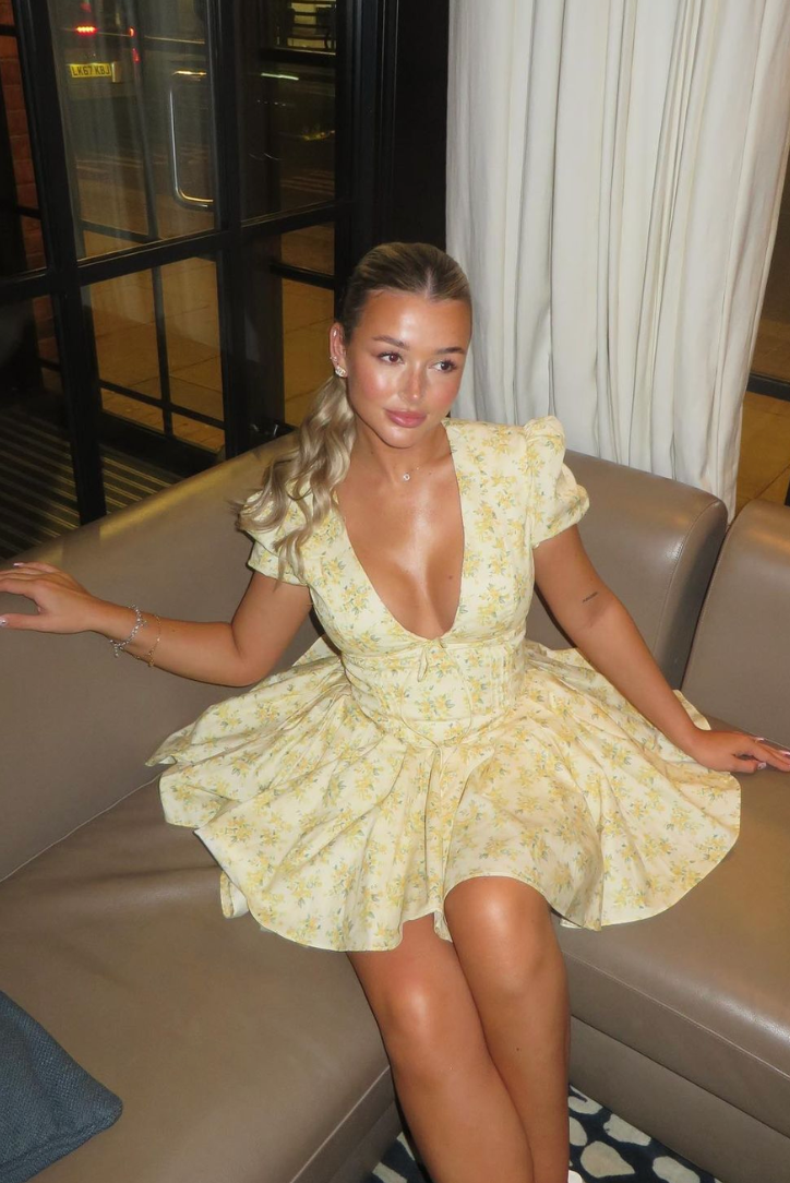 Gigi - Floral Mini Dress Olivia The Label