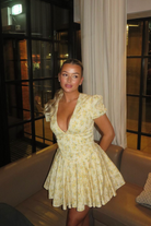 Gigi - Floral Mini Dress Olivia The Label