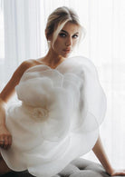 Bianca - Flower One Shoulder Mini Dress Olivia The Label