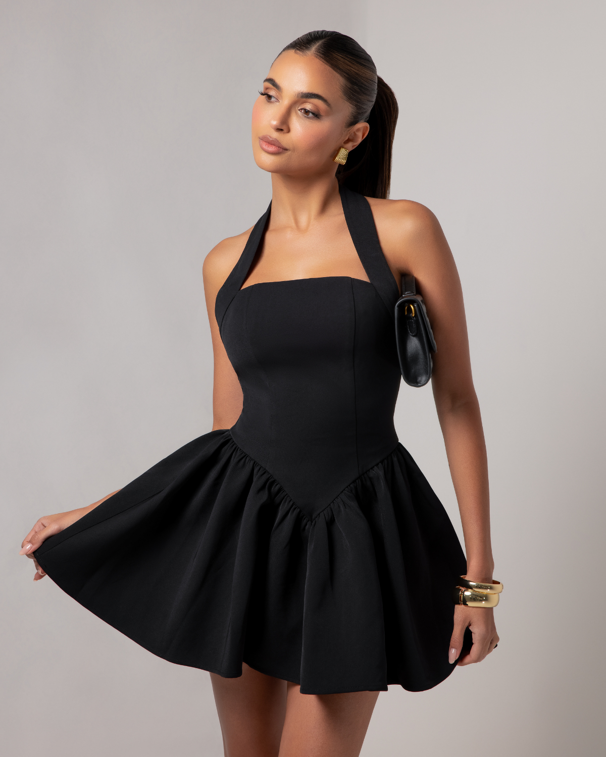 Helena - Classic Mini Dress Olivia The Label