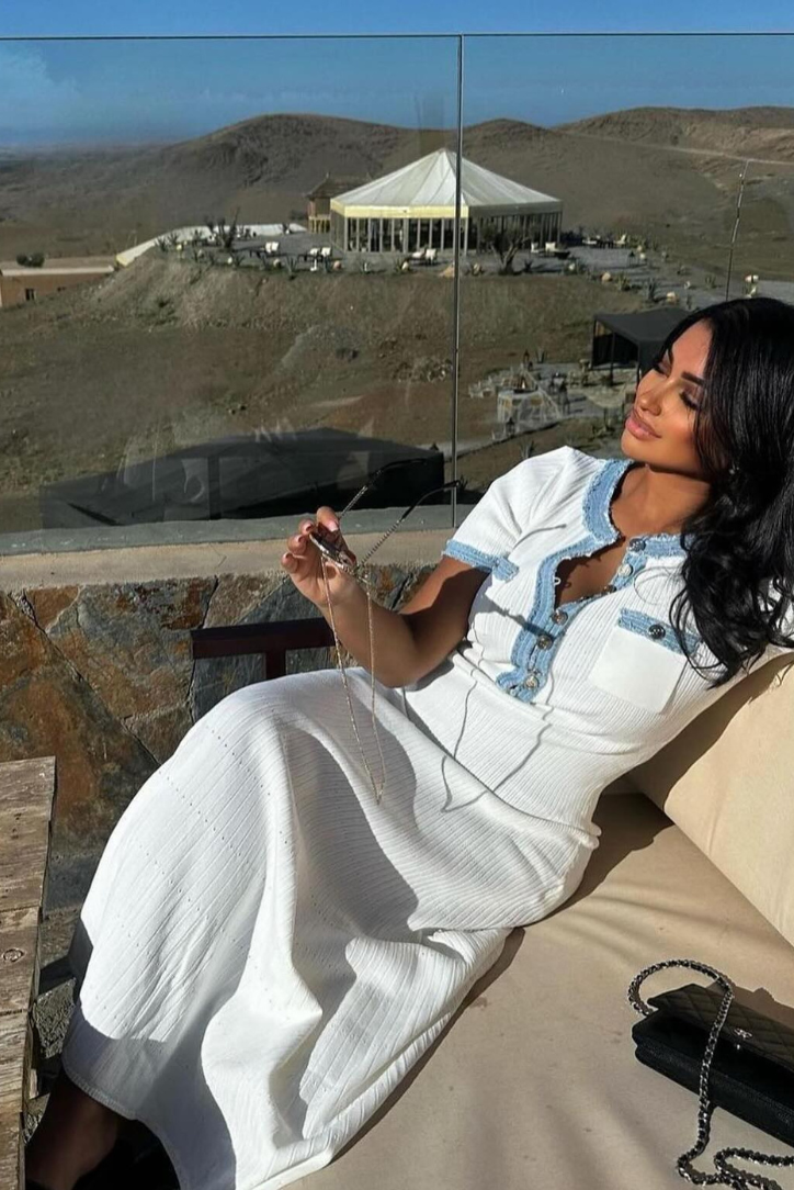 Kenzie - Buttoned Maxi Dress Olivia The Label