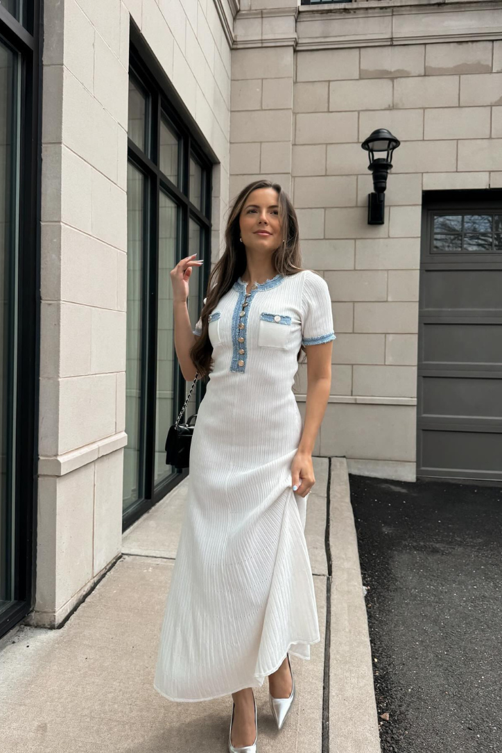 Kenzie - Buttoned Maxi Dress Olivia The Label