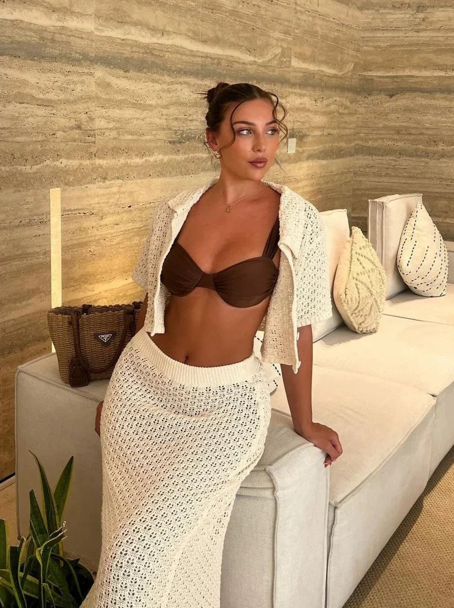 Darcie - Crochet Stylish Set Olivia The Label