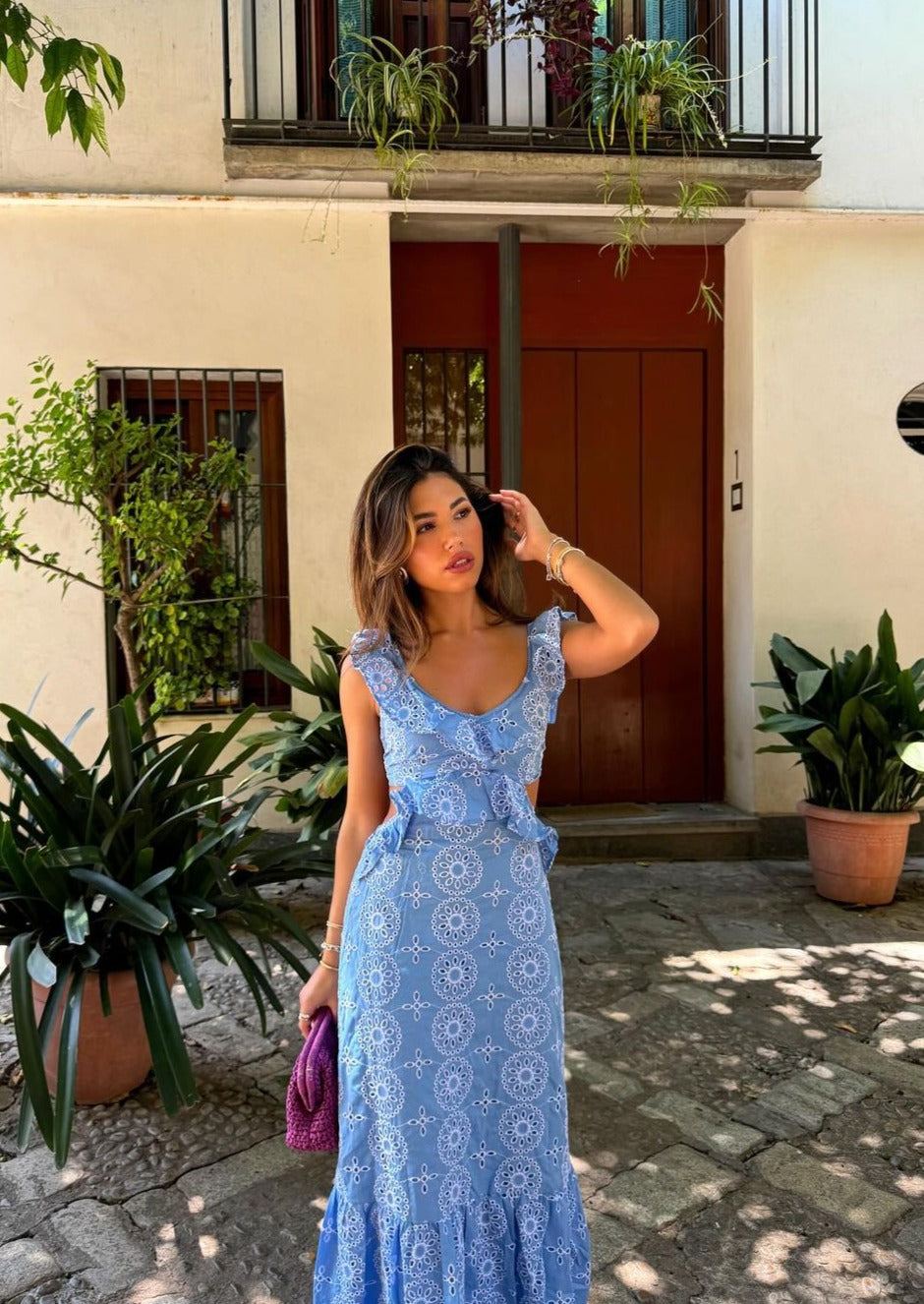 Lennox - Ruffled Maxi Dress Olivia The Label