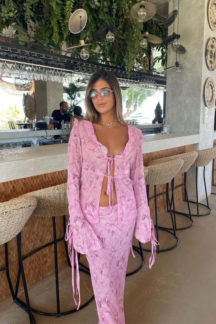 Aysha - Flowing Maxi Skirt Set Olivia The Label