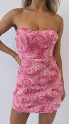 Adelaide - Floral Mini Dress Olivia The Label