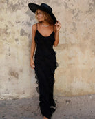 Madeleine - Elegant Maxi Dress Olivia The Label Black XS