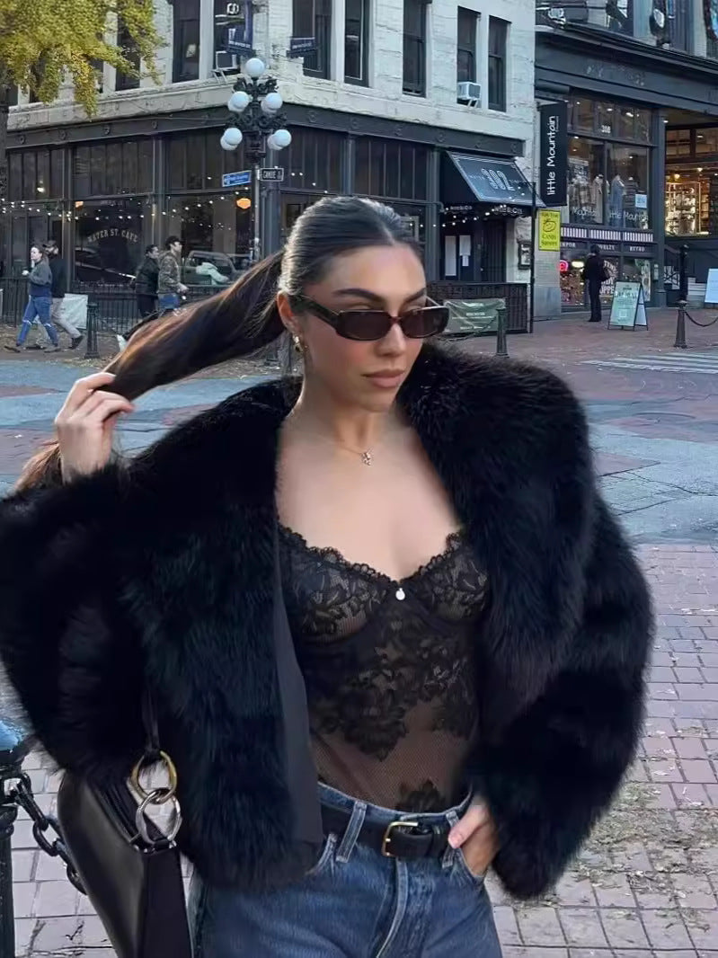 Lowanna - Faux Fur Coat Olivia The Label