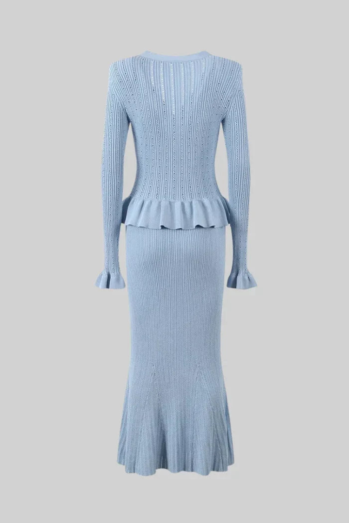 Lara - V-Neck Knitted Set Olivia The Label