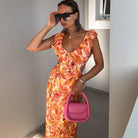 Tiarna - Ruffles Maxi Dress Olivia The Label
