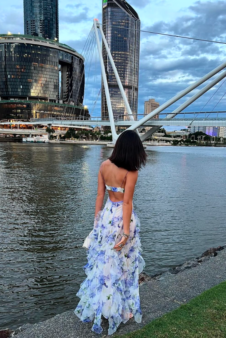 Maisie - Floral Maxi Dress Olivia The Label