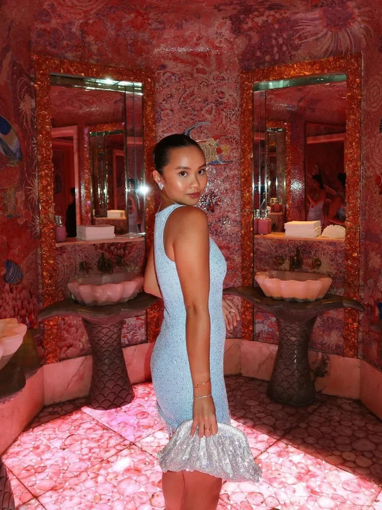 Chloe - Sparkly Mini Dress Olivia The Label