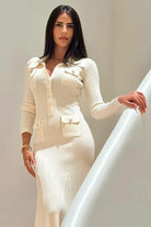 Elki - Knitted Midi Dress Olivia The Label