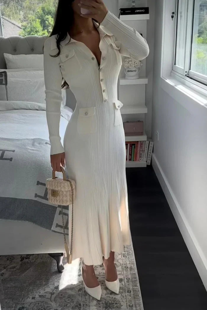 Elki - Knitted Midi Dress Olivia The Label