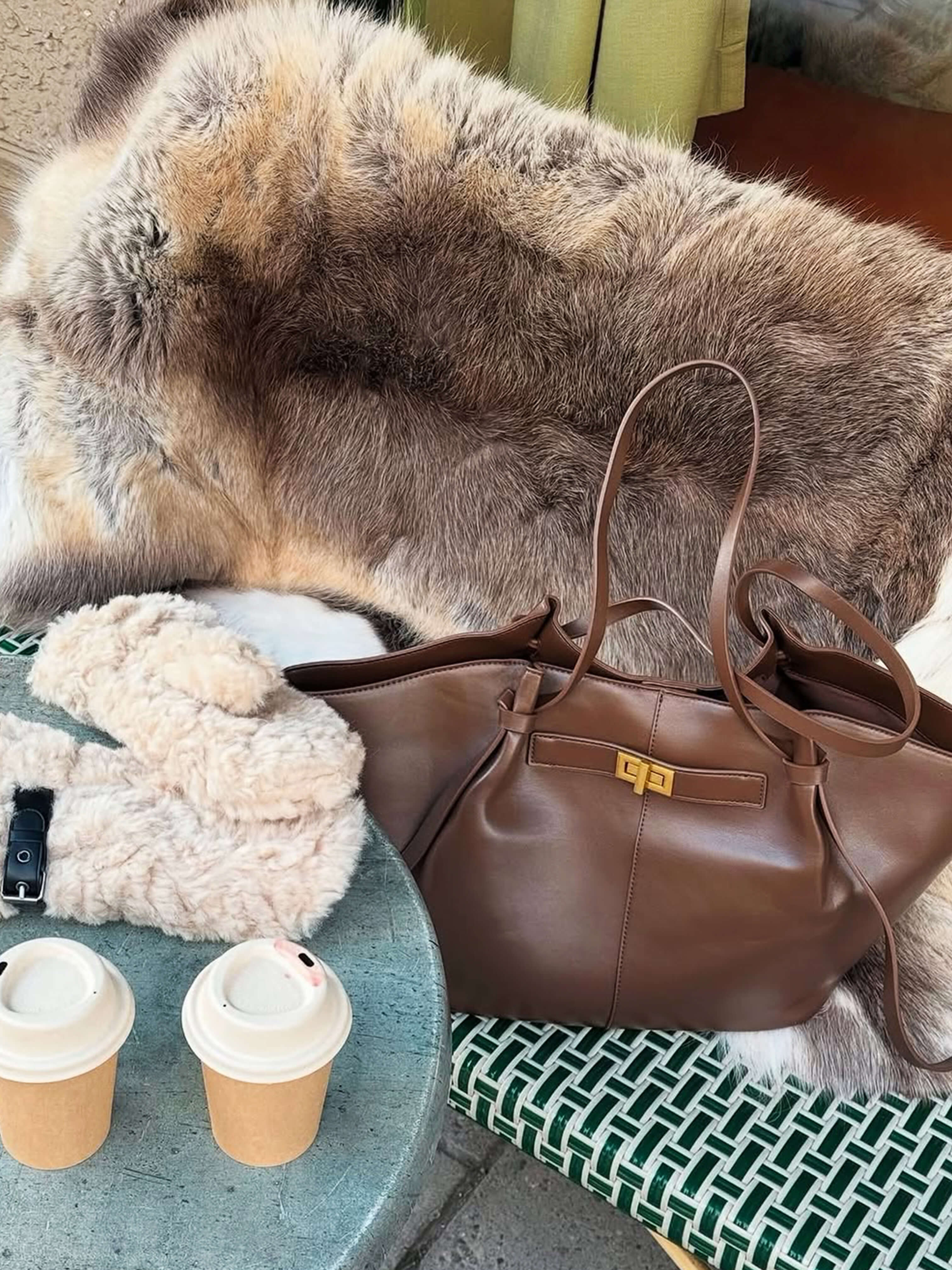 Elaina Tote Bag Handbags Olivia The Label