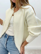 Nancy - Pearl Cardigan Olivia The Label
