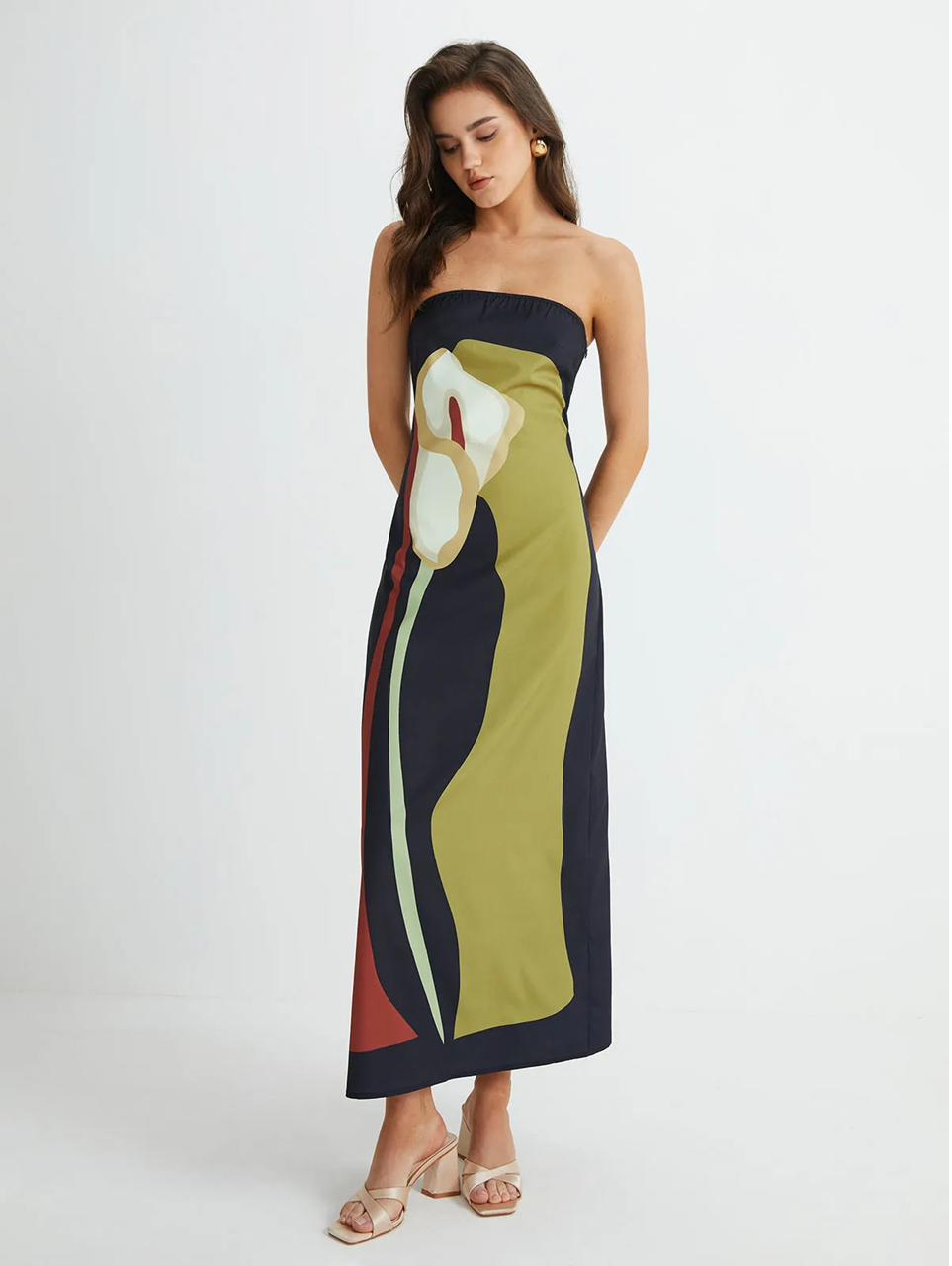 Kate - Strapless Maxi Dress Olivia The Label