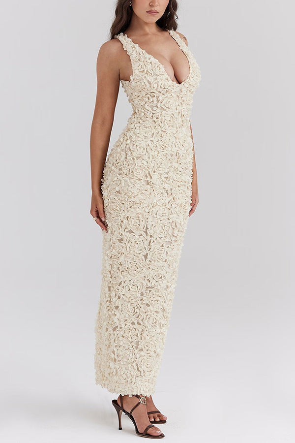 Lira - Floral Backless Maxi Dress Olivia The Label