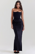Chloe - Strapless Maxi Dress Olivia The Label Black XS