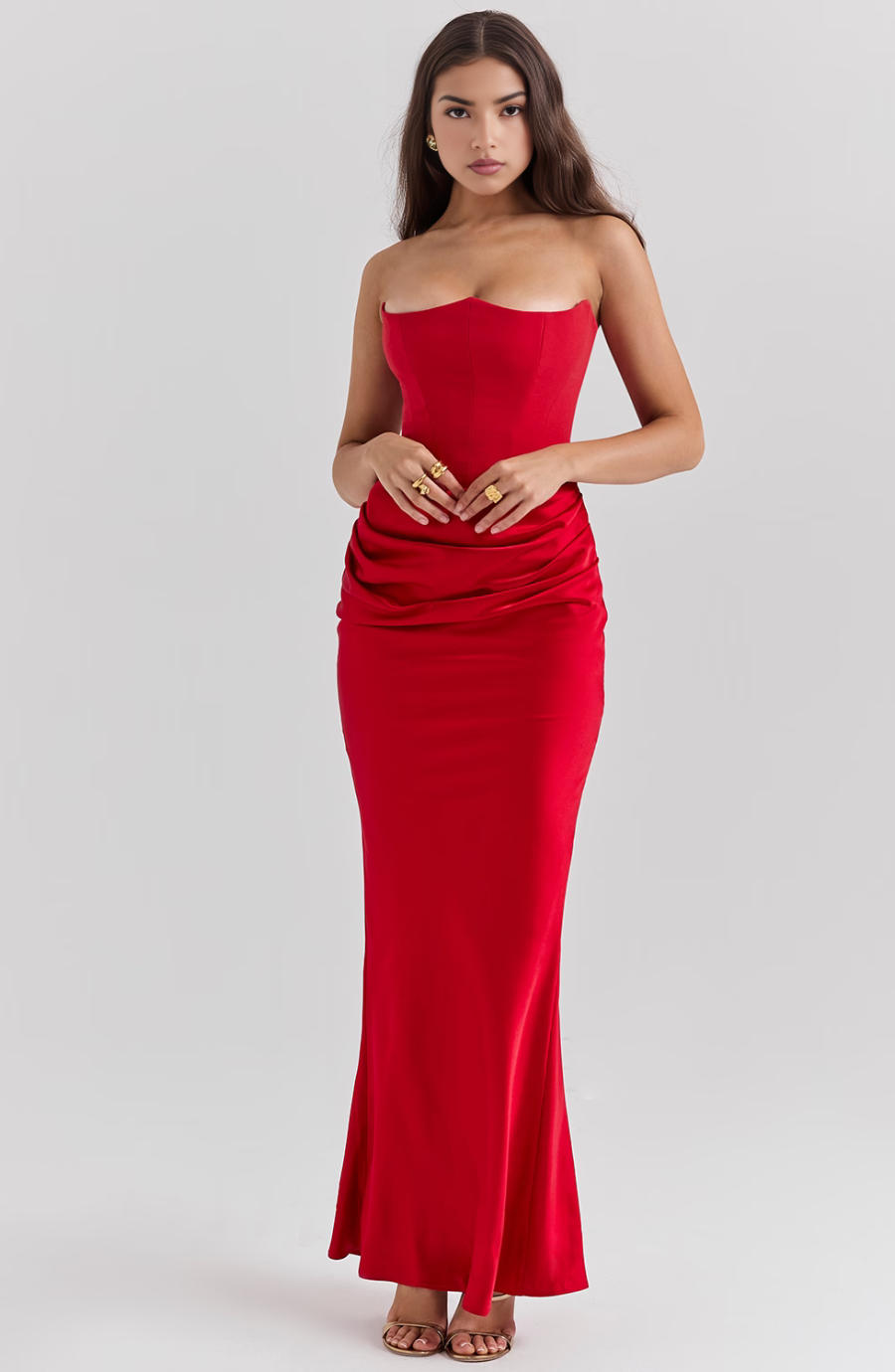 Chloe - Strapless Maxi Dress Olivia The Label