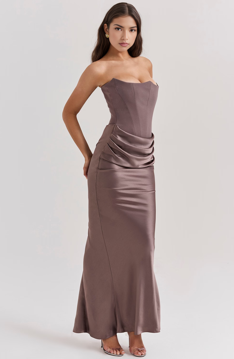 Chloe - Strapless Maxi Dress Olivia The Label