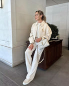 Yindi - Elegant Boucle Jacket Olivia The Label