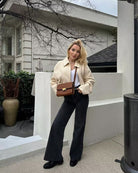 Yindi - Elegant Boucle Jacket Olivia The Label