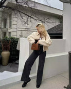 Yindi - Elegant Boucle Jacket Olivia The Label