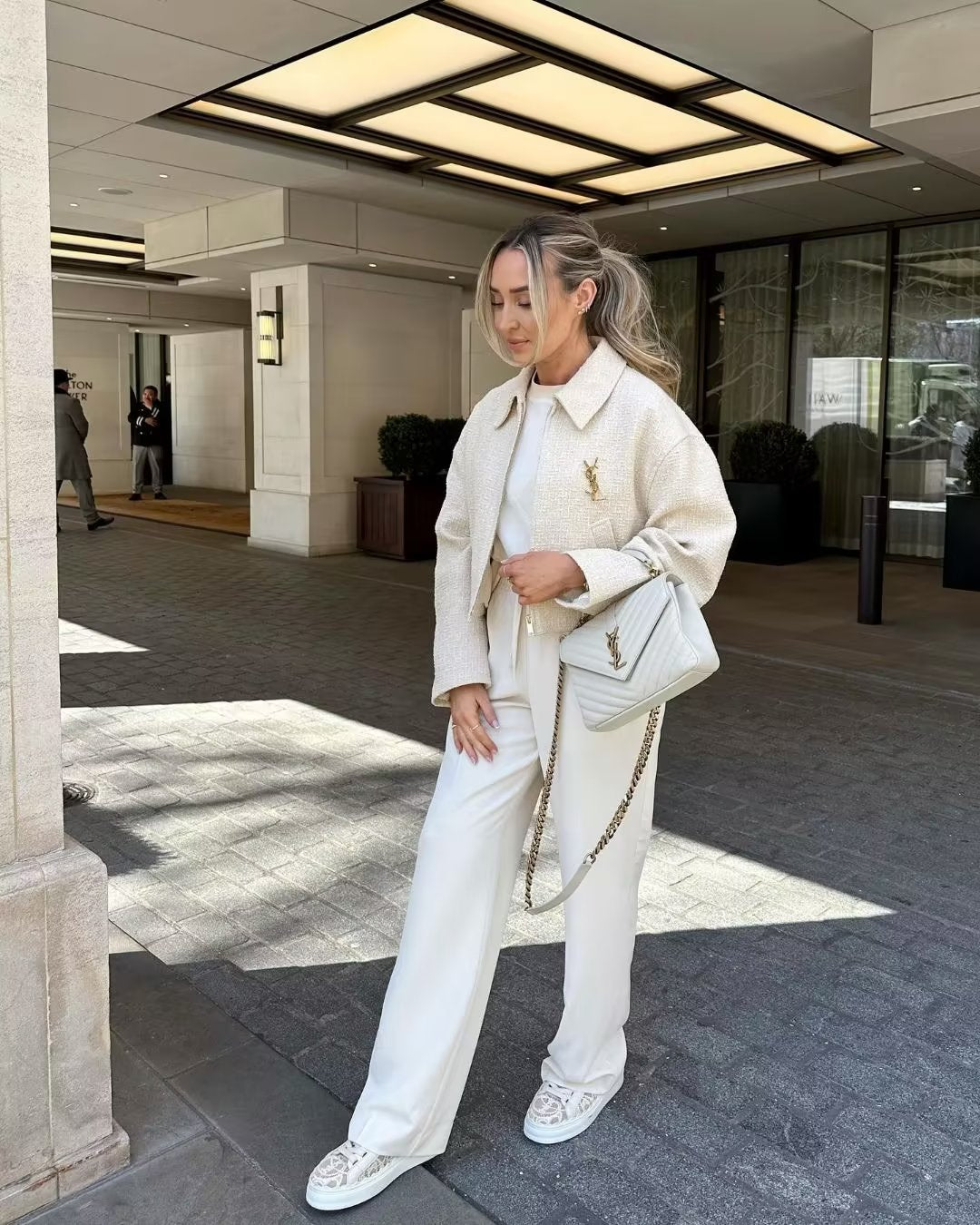 Yindi - Elegant Boucle Jacket Olivia The Label