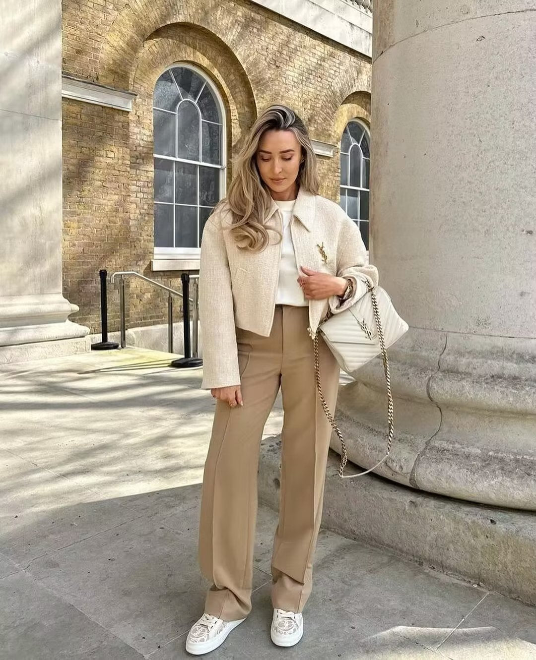 Yindi - Elegant Boucle Jacket Olivia The Label