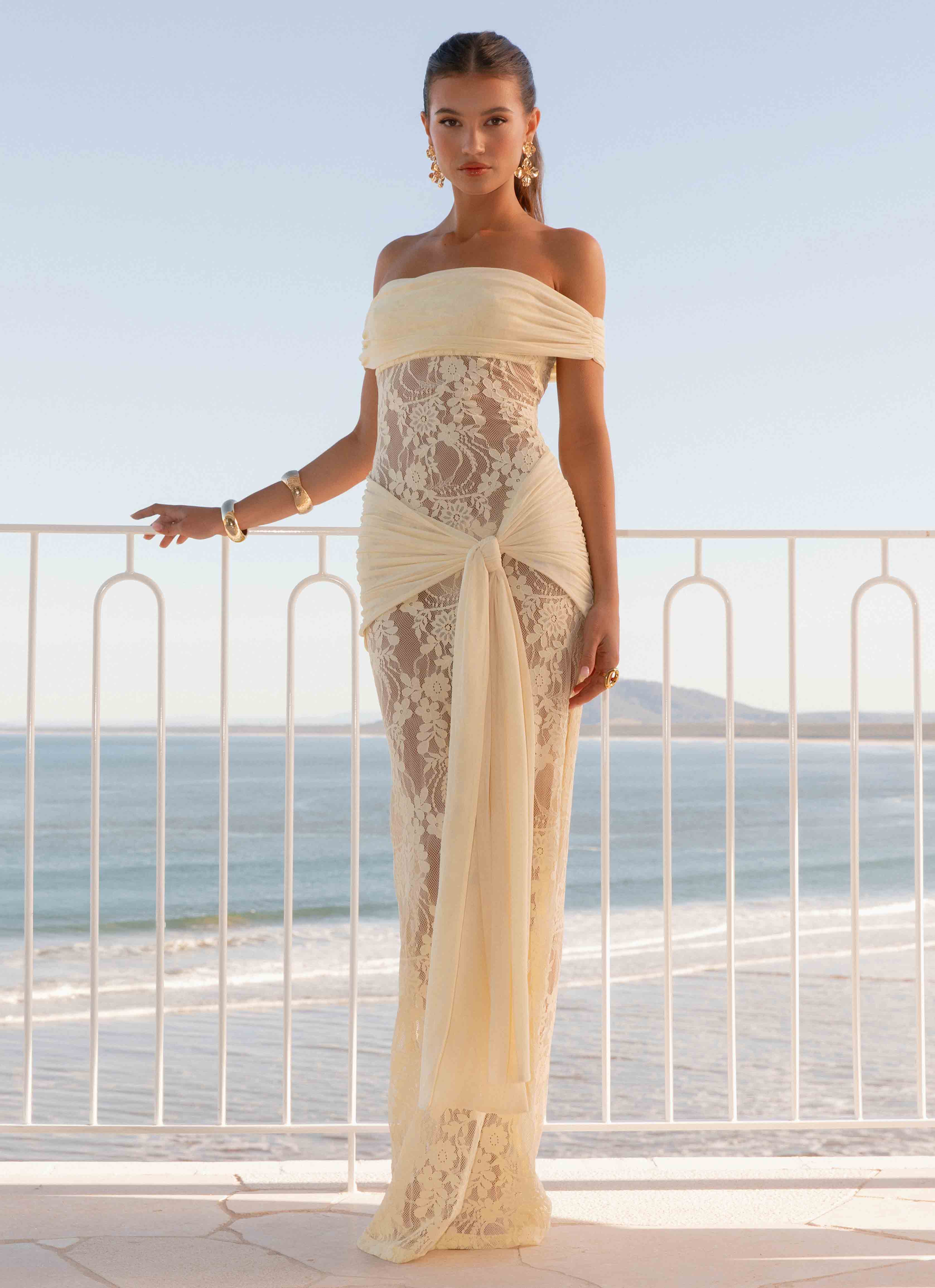 Lilia Maxi Dress Maxi Dresses Olivia The Label Yellow XS