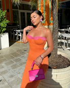 Florence Vibrant Bodycon Gown Olivia The Label