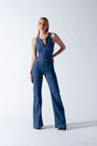 Estelle - Denim Jumpsuit Olivia The Label