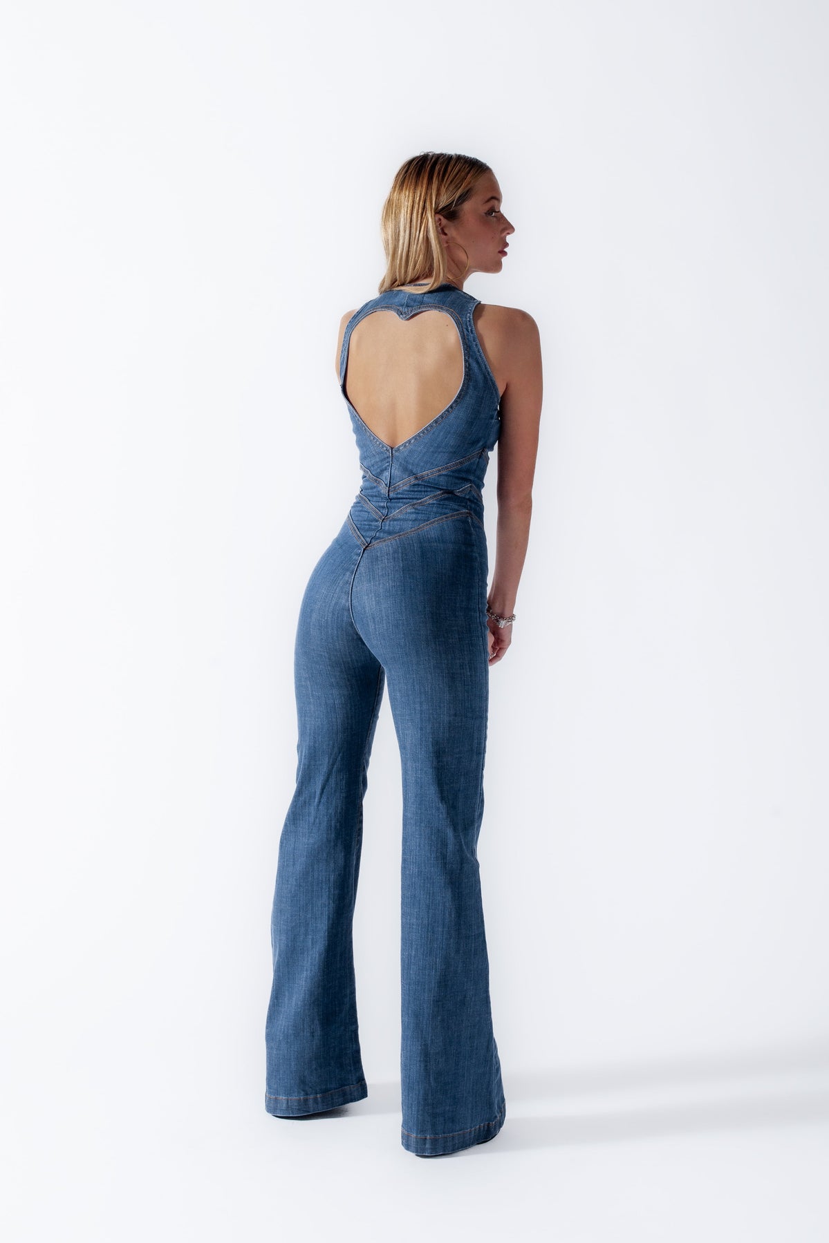 Estelle - Denim Jumpsuit Olivia The Label