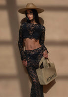 Seren - Long Sleeve Wrap Set Olivia The Label Black 2 XS