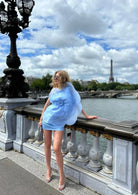 Bianca - Flower One Shoulder Mini Dress Olivia The Label