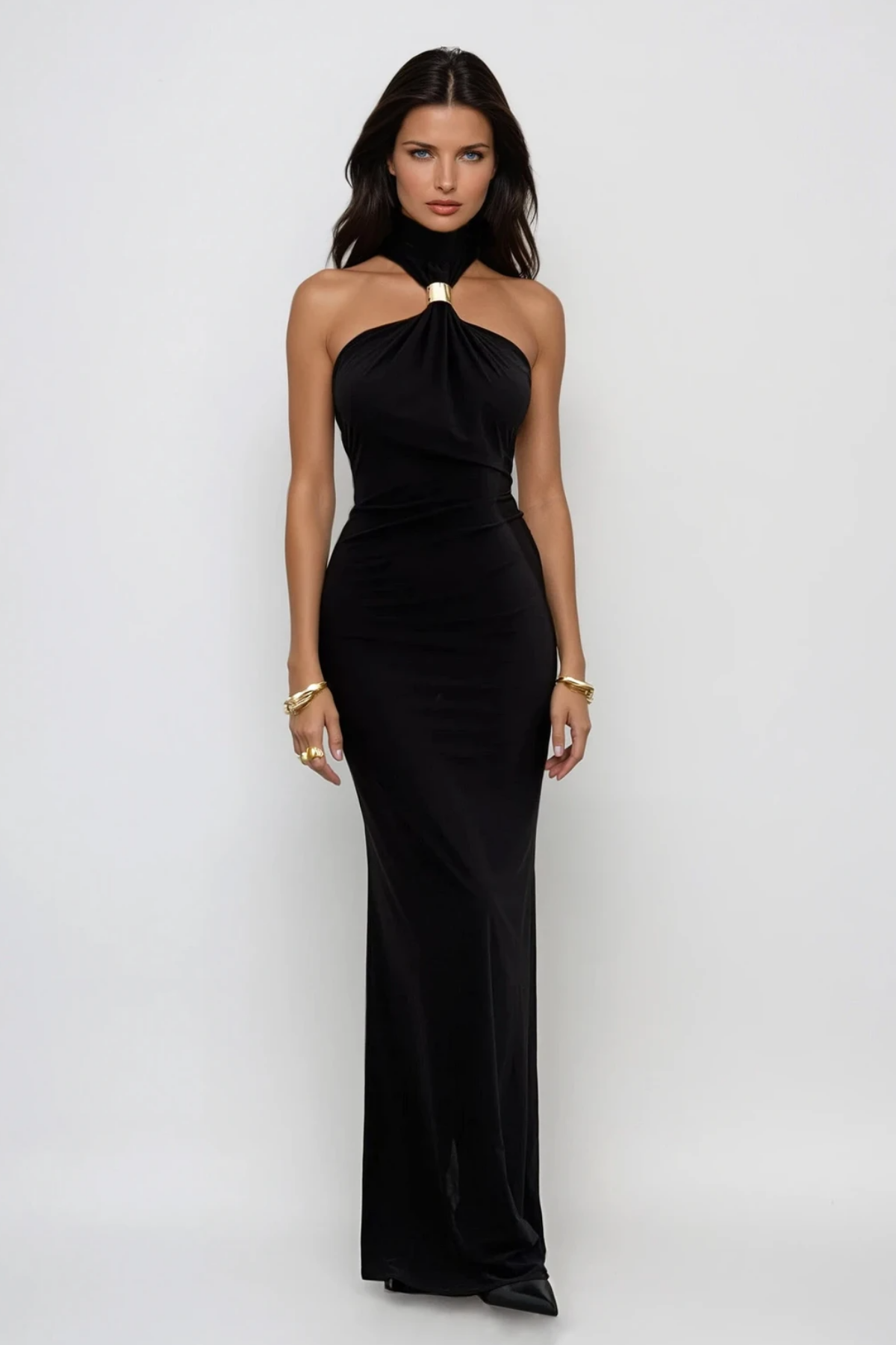 Lina Halter Maxi Dress Dresses Olivia The Label