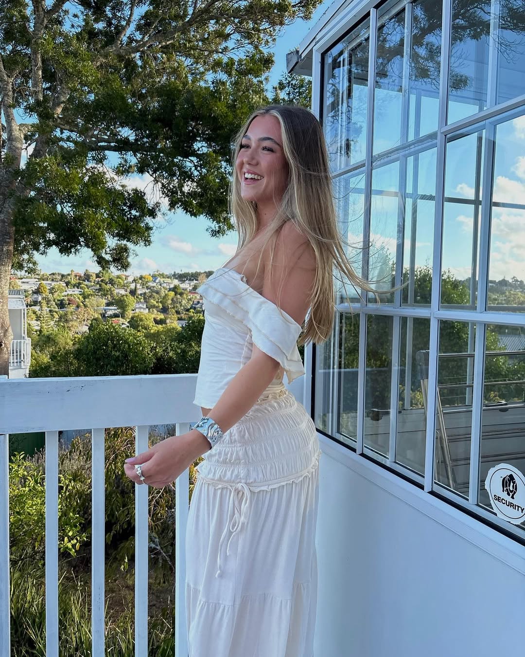 Lottie - Ruffled Top with Maxi Skirt Boho Set Olivia The Label