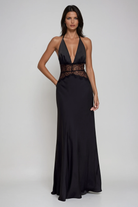 Noelle Plunge Maxi Dress Dresses Olivia The Label