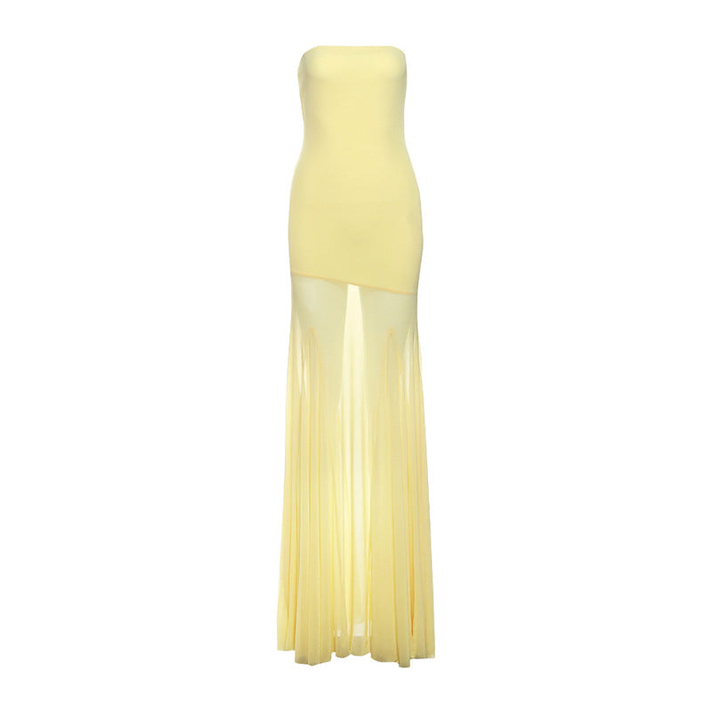 Maddie - Slim Bustier Maxi Dress Olivia The Label
