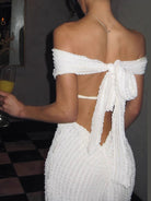 Althea - Elegant Backless Maxi Dress Olivia The Label